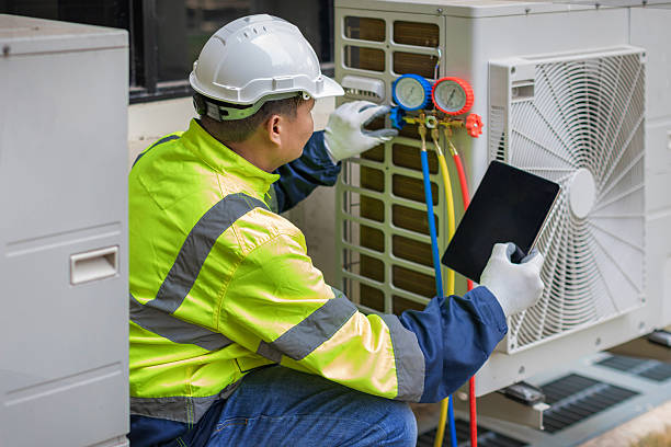 Professional Hvac Maintenance technician working in Morrisonville, IL
